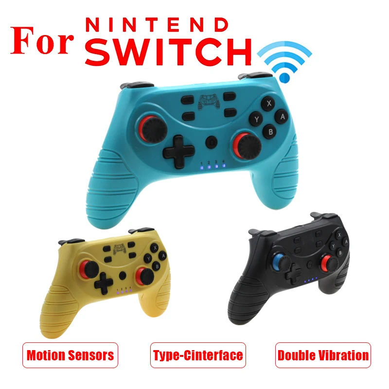 Беспроводной контроллер для Nintendo Switch Pro Bluetooth геймпады вибрация джойстик Mando Lite с