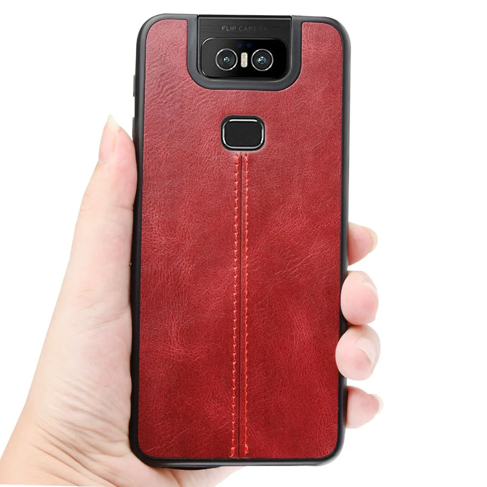 Для Asus Zenfone 6 ZS630KL чехол силиконовый мягкий бампер кожаный жесткий для 2019 6Z