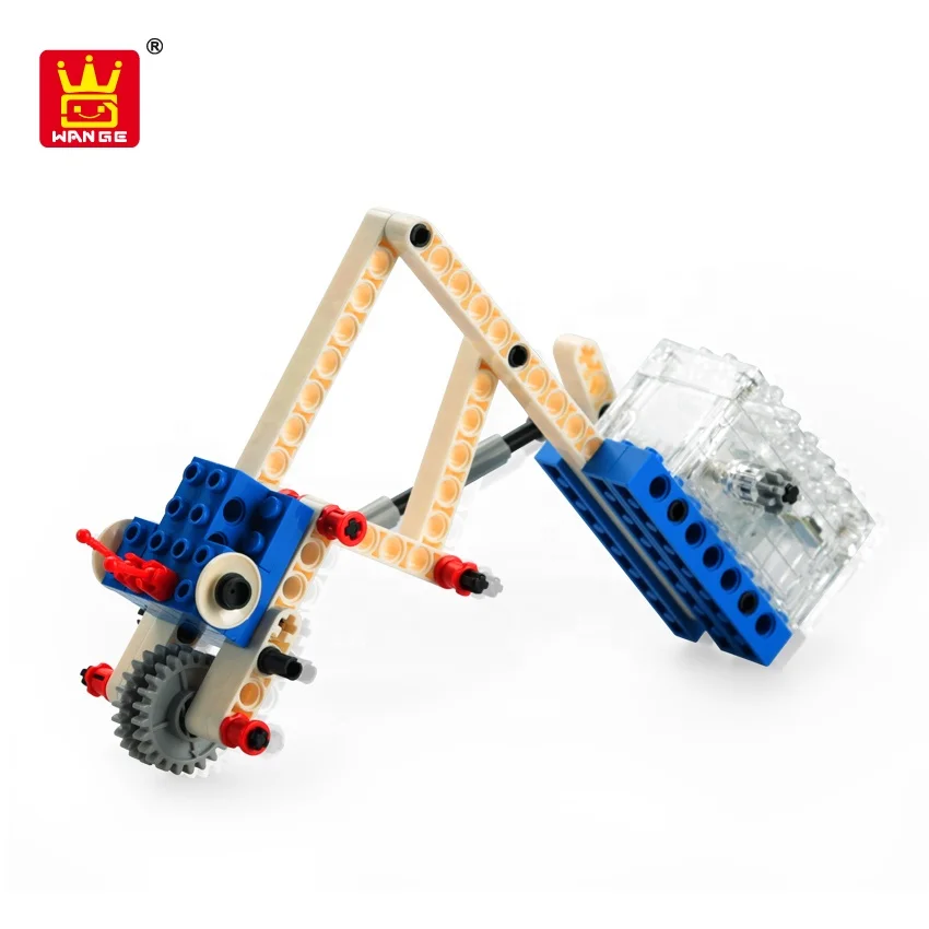 STEM игрушка Механическая Шестерня технические строительные блоки 4 в 1