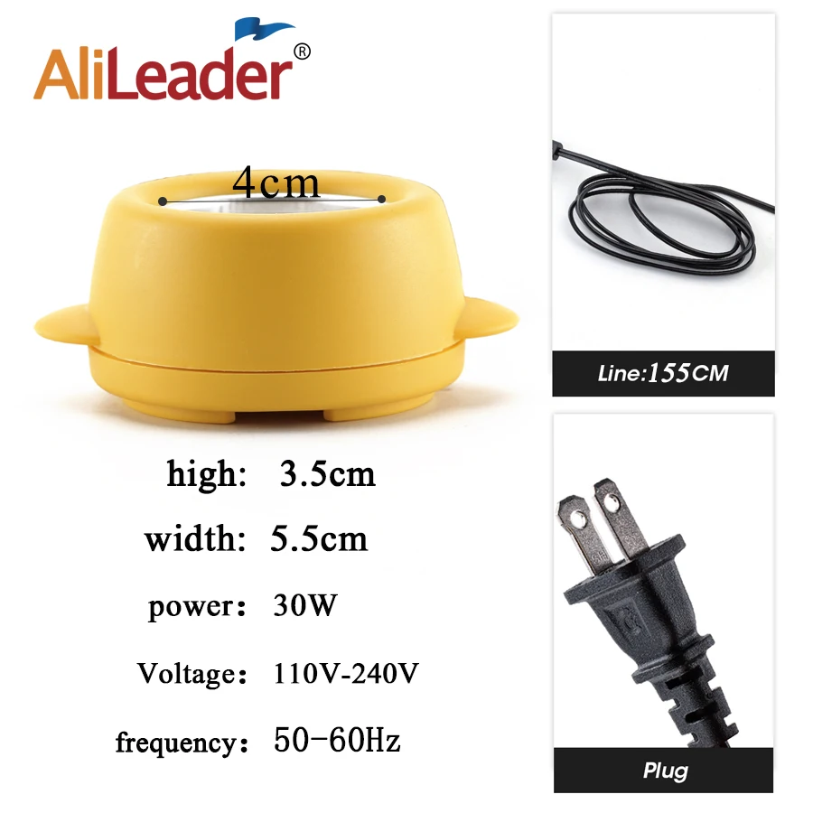 Alileader 1 шт. горячий клей мини термопласт кератин горшок Итальянский клеи гранулы