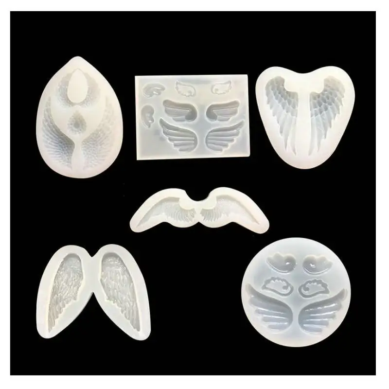 

DIY Devil Wing Epoxy Resin Silicone Mold Jewelry Fillings Pendant Accessory Charms Handmade Cabochon Angle Mould Craft