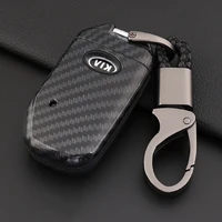 car key case cover buckle shell protector for kia 2018 smart running key cover remote control shell silicone