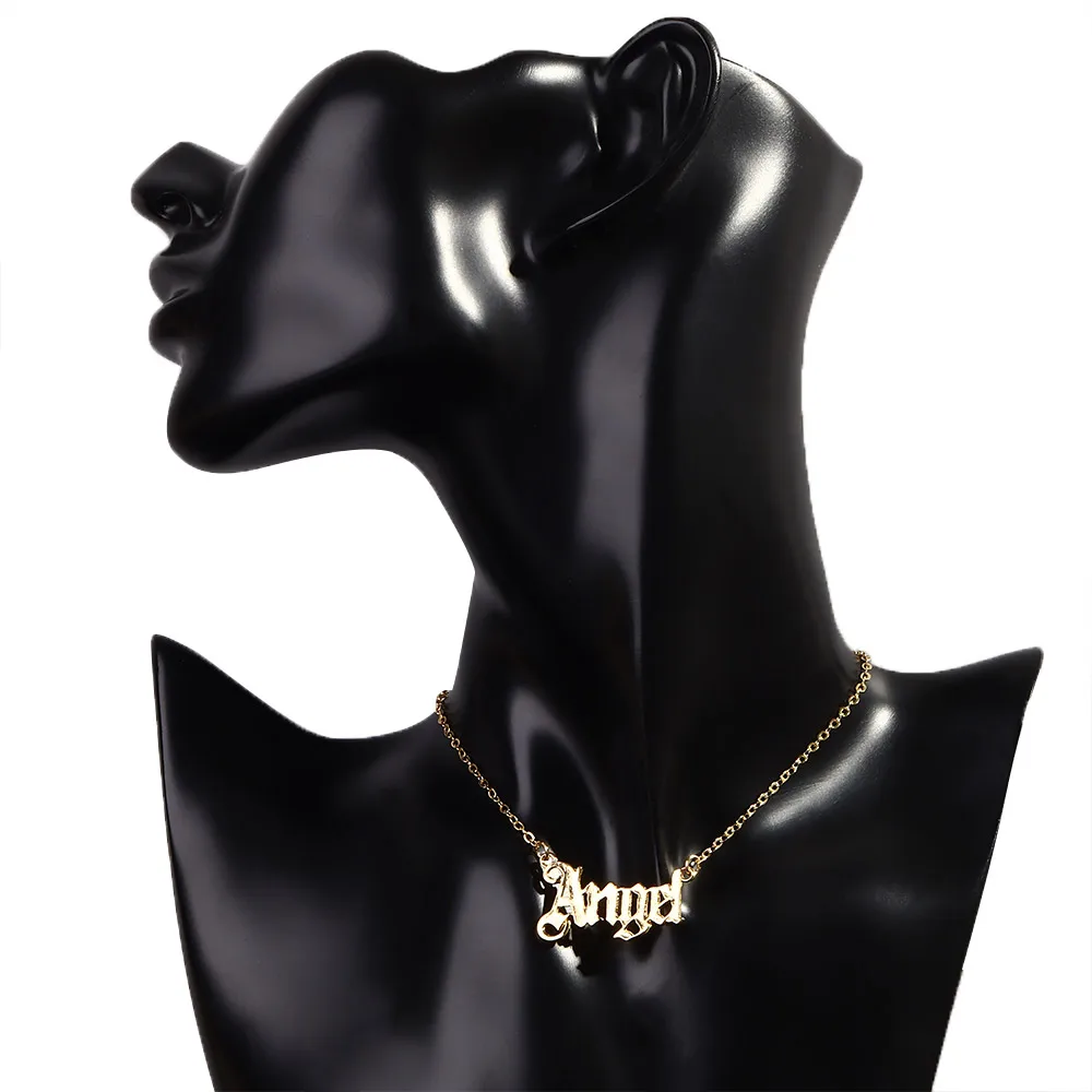 Ожерелье с буквами из нержавеющей стали 1 шт. | Украшения и аксессуары