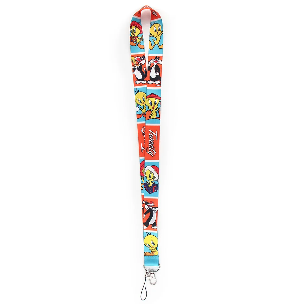 Ransitute R908 Cartoon Lanyards Id Badge Holder Keychain ID Card Pass Gym Mobile Badge Holder Lanyard Key Holder