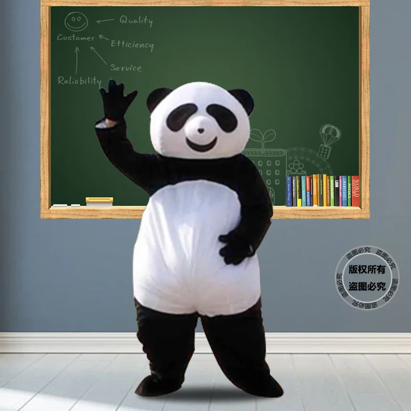 

China Panda Cartoon Doll Costume Giant Sea Bear Suit Walking Activity Performance Headgear Props Theme Party Clothing