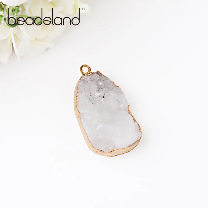 

Beadsland Irregular Natural Stone Pendant For DIY Necklace Woman Girl Gift 40396