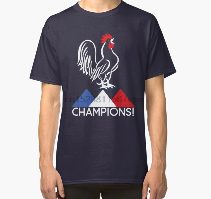 Мужская футболка франция футбол Мир мы чемпионы Классическая с принтом Футболки