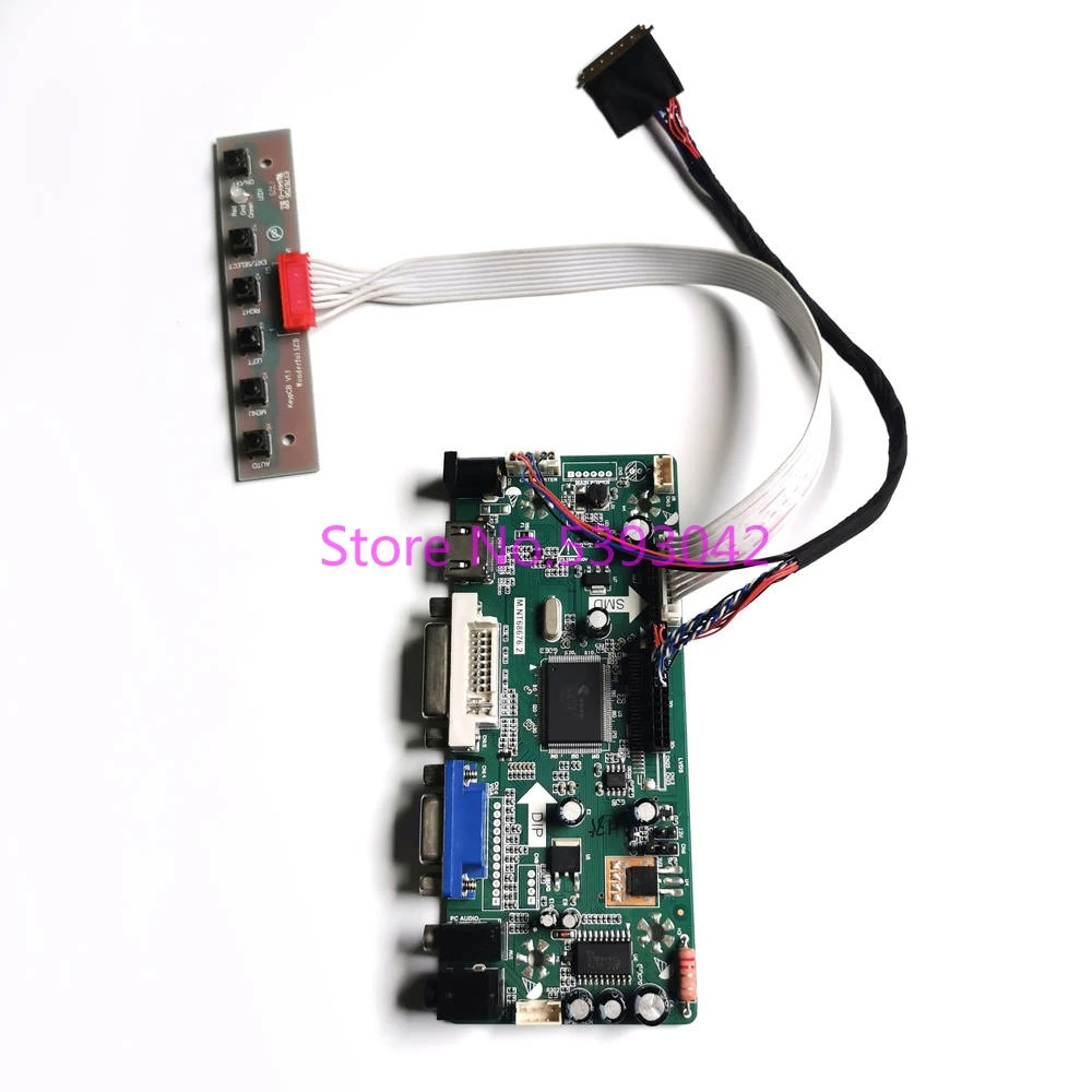 Подходит для LP156WH2 (TL)(Q1)/(TL)(Q2)/(TL)(QA)/(TL)(QB) 1366*768 WLED LVDS ЖК панель 40 Pin VGA DVI M. Комплект