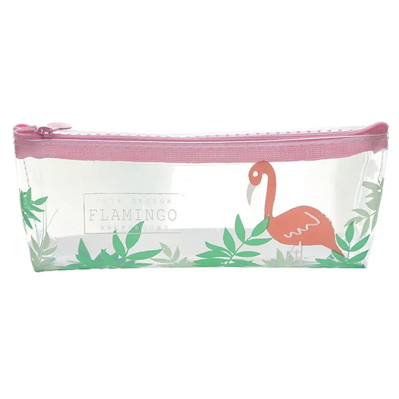 Водостойкий пенал с фламинго чехол для карандашей из ПВХ сумка хранения