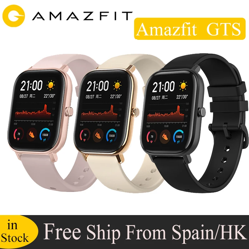 Умные часы Global versio Amazfit GTS уличные водонепроницаемые умные Huami с GPS