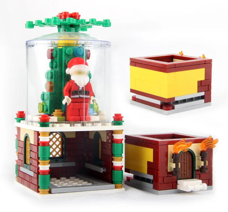 36004 241 шт креативная серия Рождественский стеклянный шар модель строительные