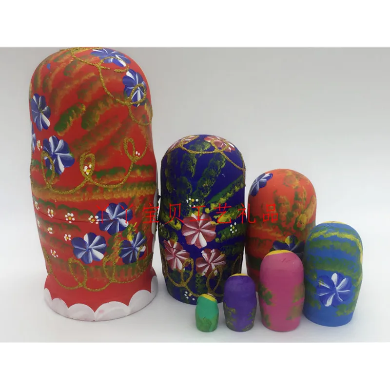 7 слоев матрешка куклы Дерево клубника роспись русская кукла игрушка домашний