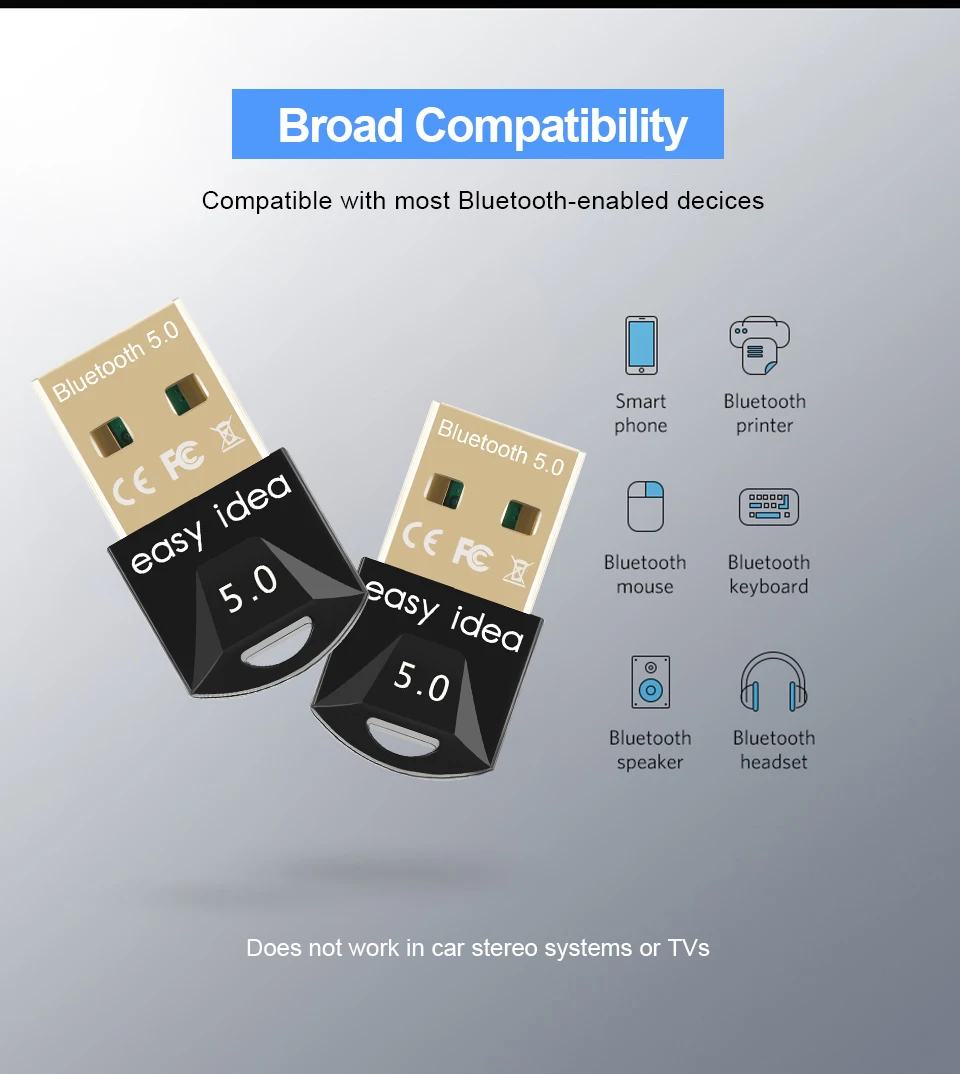 USB Bluetooth 5 0 адаптер приемник беспроводной Bluethooth Ключ 4 Музыка Мини Bluthooth передатчик