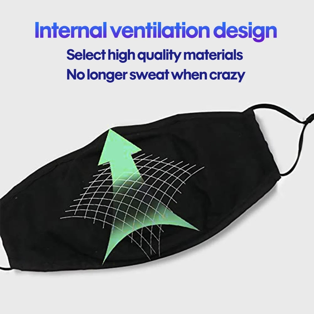 Светодиодная маска с голосовой активацией и 5 светоизлучающими светодиодами USB