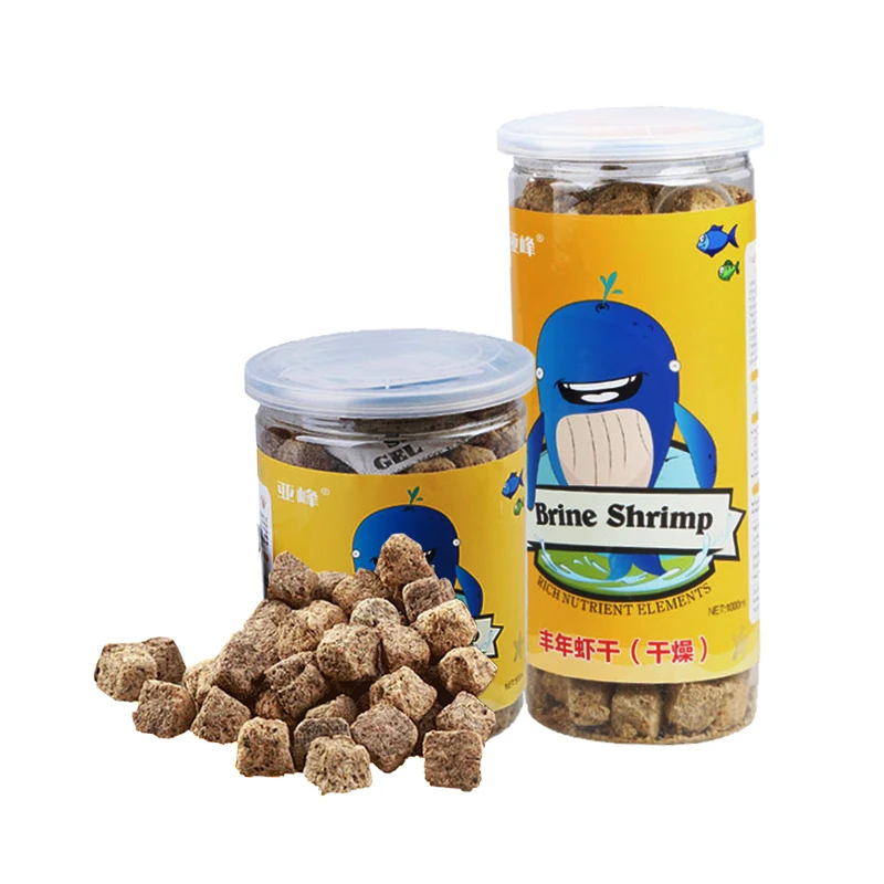 Корм для рыб красная кровь теплый рассол креветки сухие вакуумные сушеные