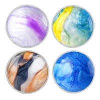 vocheng ginger snap ocean collection jewelry 18mm man made stone 5 colors crystal snap button charms vn 2094