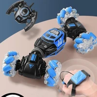 rc stunt car 4wd 2 4ghz remote control gesture sensor rc toy cars double sided rotating off road vehicle toys for children