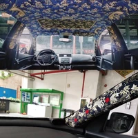 jdm car modified roof cloth racing a pillar auto fabric japanese material pure cotton renovation repair for all