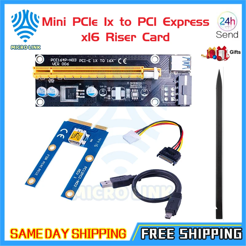 Карта расширения mlc Mini PCIe 1x К PCI Express x16 для ноутбука внешняя графическая карта GDC