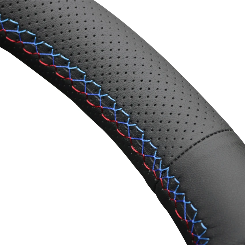 MEWANT черный искусственная кожа Чехол рулевого колеса автомобиля для BMW X3 (M Sport) E83