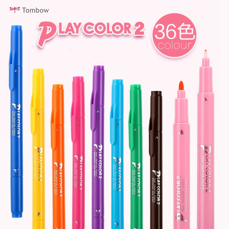 1 шт. TOMBOW играть Color2 серии двойной Акварельная ручка WS TP 36 Цвета дополнительный