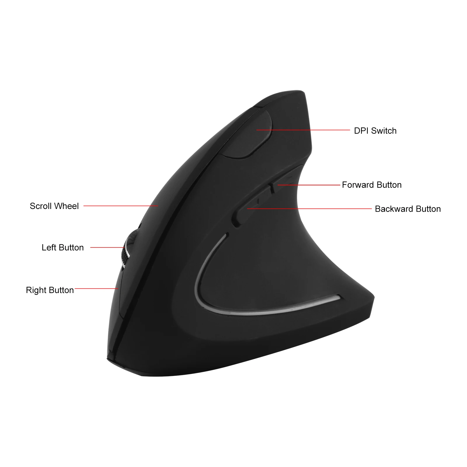 Bluetooth беспроводная Вертикальная игровая мышь оптическая эргономичная
