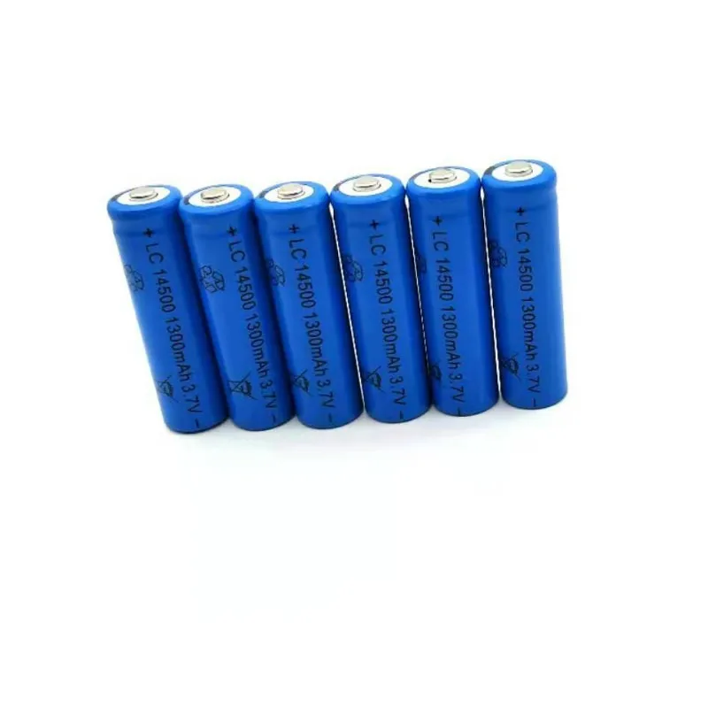 OOLAPR 4 упаковки много 14500 батарея 3,7 V 1300mAh батарея для камеры для игры