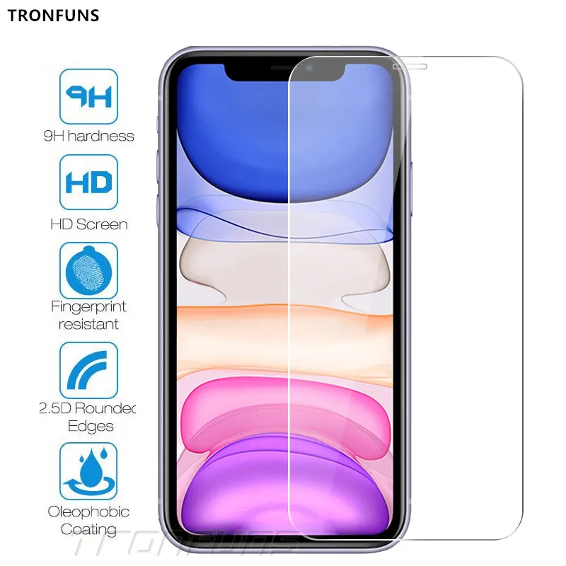 9H закаленное стекло для iPhone 11 7 8 6 6s Plus X XR XS Защитная пленка для экрана для iPhone XR XS 11 Pro Max 9H стеклянная пленка Sklo