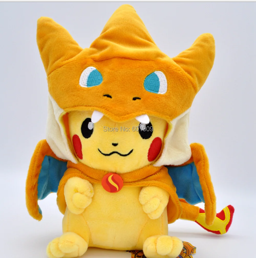 Плюшевая модная мягкая кукла с животными Pika Cosplay X Charizard Magikarp Brinquedo 20 25 см розничная