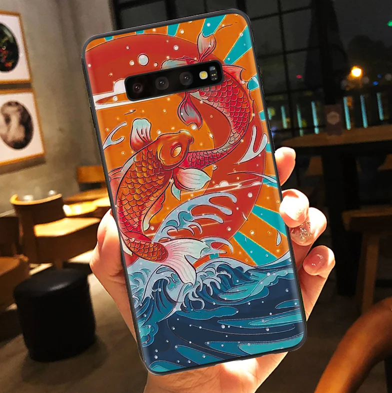 2hongyu 3D Тотем рельефный чехол для Samsung Galaxy A7 A9 S7 край S8 S9 S10 плюс A6 A5 A10 A30 A50 A70 Note 8 9 бант из ленты TPU с изображением - Цвет: 2hongyu