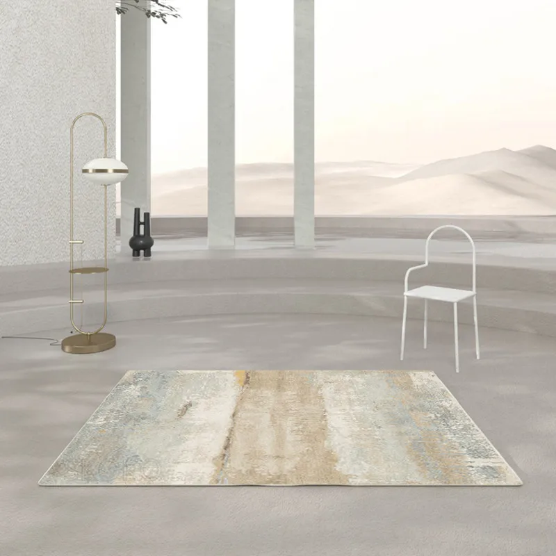 Modern Minimalist High-End Nordic Wabi Style Home Bedroom Custom Floor Light Luxury Carpet Living Room Sofa Coffee Table Blanket | Дом и сад