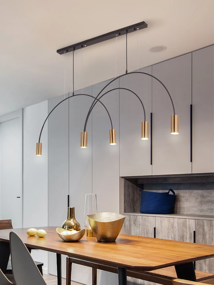 

Nordic Brief Dinning Room Chandelier Lighting Modern Designer Office Chandelier Light Vintage Spot Hanging Lights /LED Lamp