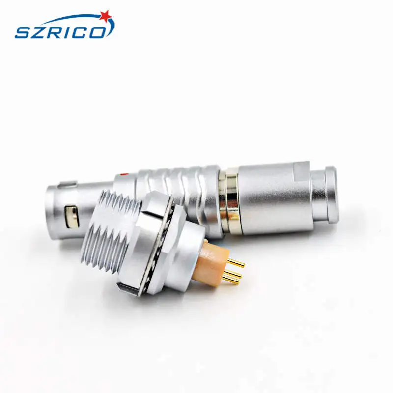 00B 2 3 4 5pin разъем FGG EEG гнездо для печати M7 Micro Circular Military Cable Brass Quick Connector|Соединители| |