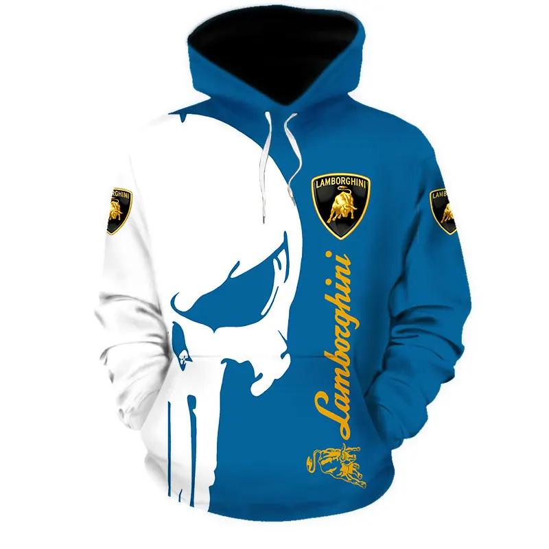 

Men's Hoodie Car Logo 3D Digital Printed Racing Jacket Men's Streetwear 2021 New Fashion and Interesting Hoodie