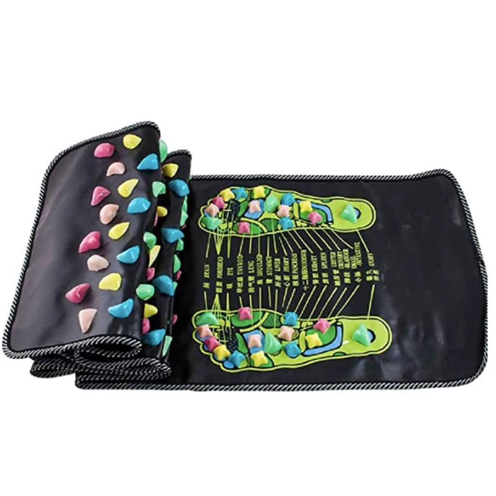 

Foot Acupuncture Pad Rectangular Stone Road 2 In 1 Foot Massage Cushion Mat PR Sale
