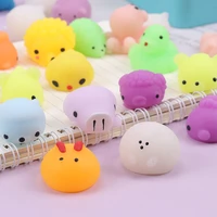 3pcs mini color squishy cute animal antistress ball squeeze rising abreact soft sticky stress relief toys funny gift toys