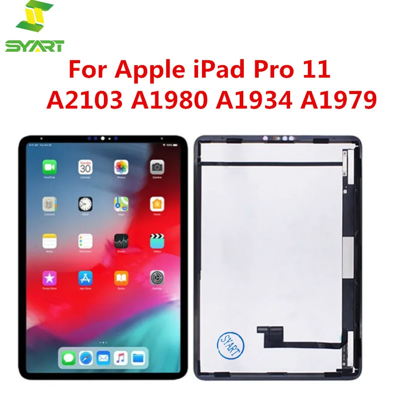 

ЖК-экран для Apple iPad Pro 11 дисплей сенсорный ЖК-экран дигитайзер сборка для Apple iPad Pro 11 A2103 A80 A1934 a40% ЖК-дисплей