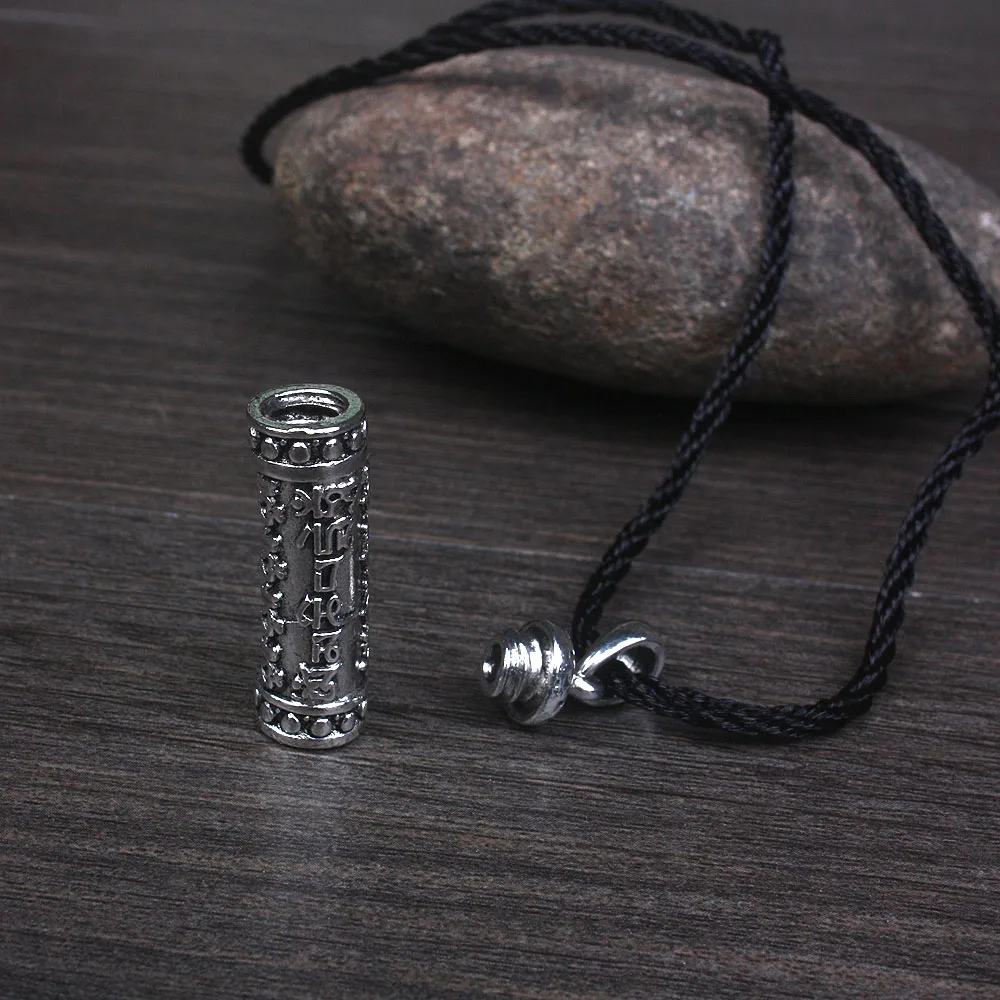Wholesale Tibetan Silver Buddhist Prayer Box Pendant Necklace - Tibetan Ghau/Gawu Box Necklace image 3