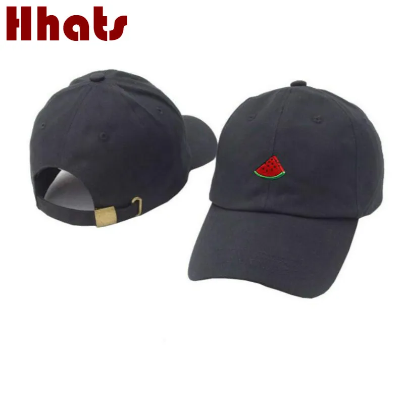 Бейсбольная кепка арбуза хип-хоп вышивка фрукты рэпер папа шляпа уличная Кепка