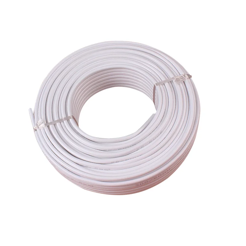 Электрический Удлинительный провод 2 Pin 10M 20M 18AWG 20AWG 22AWG 24AWG RVV белый черный