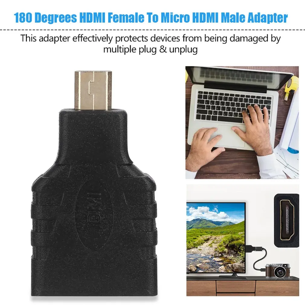 Переходник с HDMI Мама на Micro HDMI/Тип D папа Позолоченный разъем переходник F/DM для жк