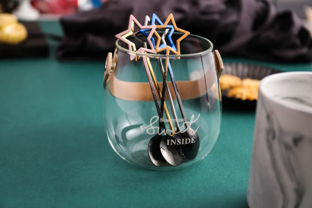 Красивый топ! Санта Клаус Рождественский Снеговик Кофе ложка, вилка для фруктов помешивая ложкой Чай ложка Чай столовая ложка, 304 Нержавеющая сталь