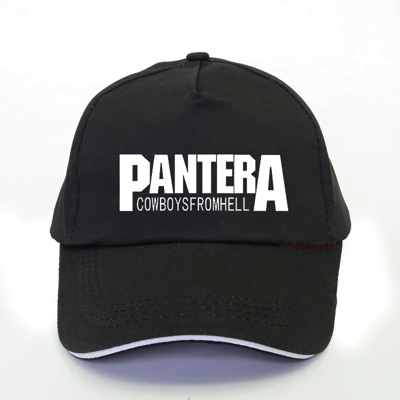 Пантера тяжелый металл бейсболки летние ковбоев из ада рок папа шляпа Модная