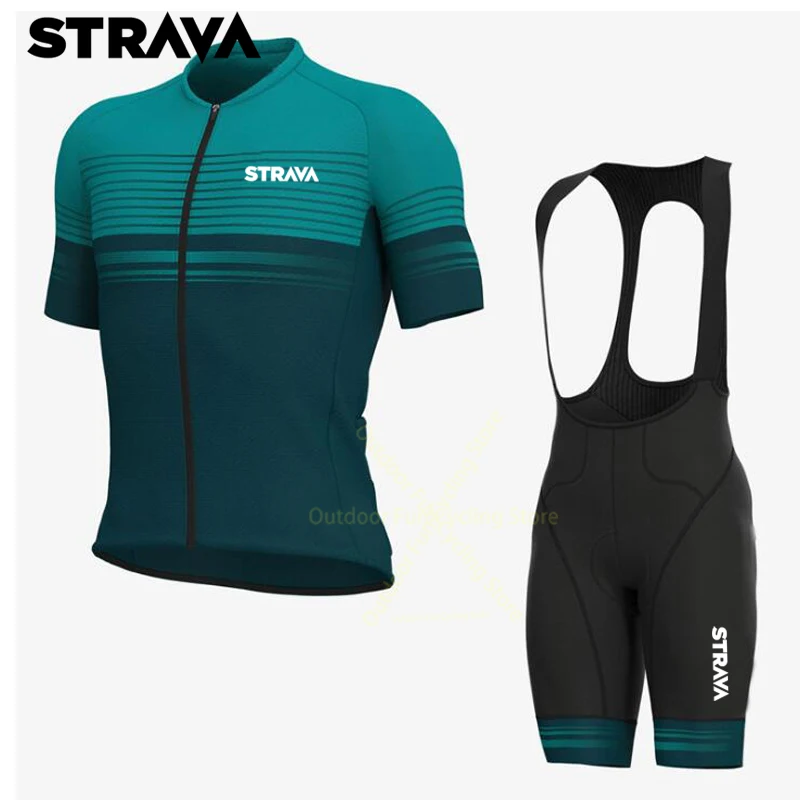 

Strava Cycling Clothing Men Cycling Sets Quick Dry Cycling Jersey Bicycle Slim Cycling Clothes Breathable Mtb Bicycle Jerseys