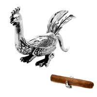 phoenix cigar holder portable cigarette travel stander 925 sterling silver mini smoking stand gold tools accessories for cohiba
