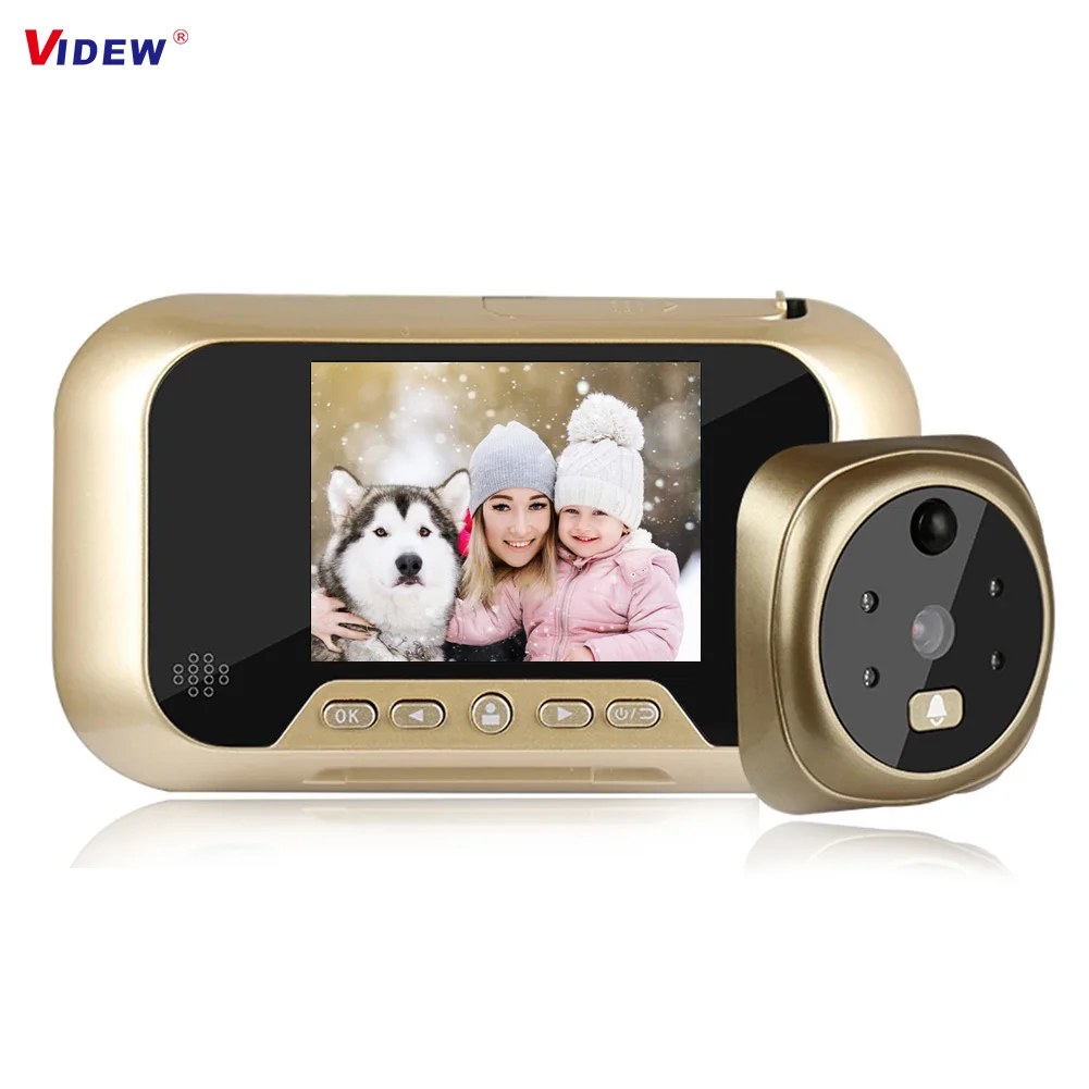 Видеодомофон домофон ЖК-экран 2 8 дюйма цифровой дверной звонок с камерой глазок