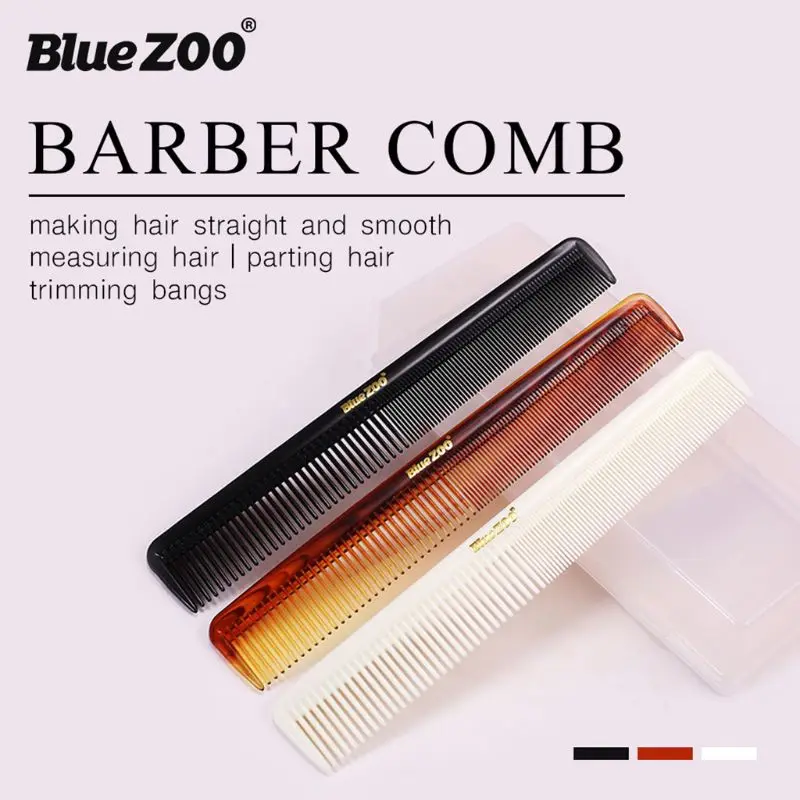 

2 In 1 Men Hair Comb Wide Coarse Fine Toothed Combination Portable Vintage Oil Back Aircrafts Head Hairdressing Styling Tool