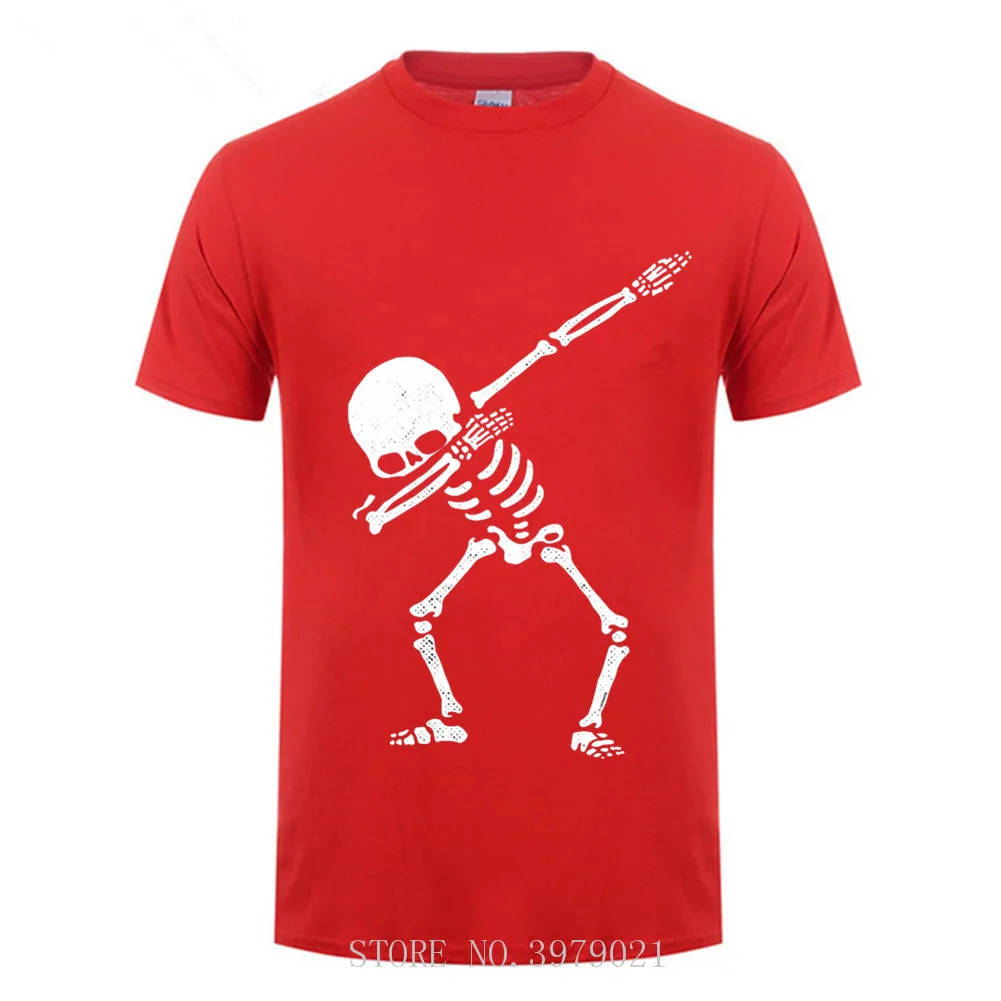Футболка Dabbing футболка Skeleton Dab в стиле хип хоп с черепом Dabbin новинка 2018