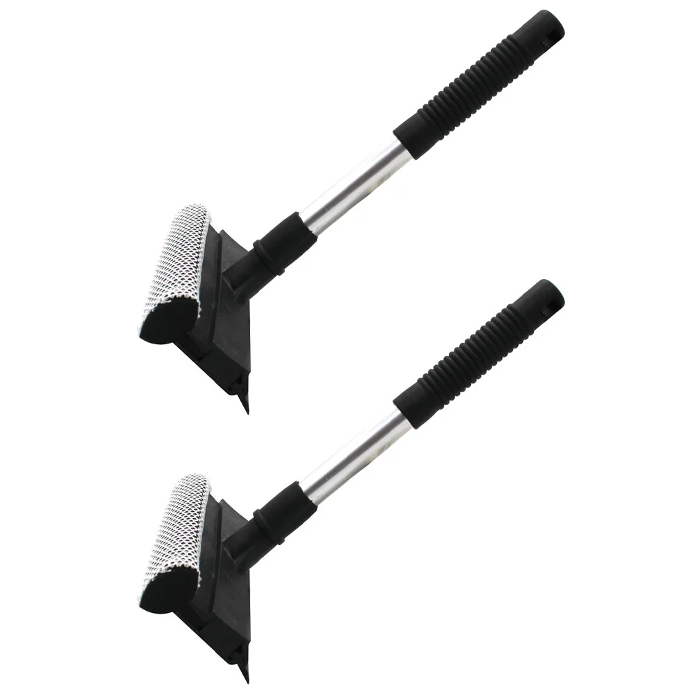 

2Pcs Glass Cleaning Accessory Double-sides Window Squeegee Cleaning Tools