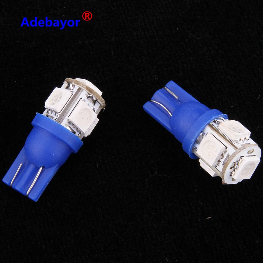 300 X DC 24 В T10 194 168 5 SMD 5050 светодиодный автомобильный индикатор внутренние лампы